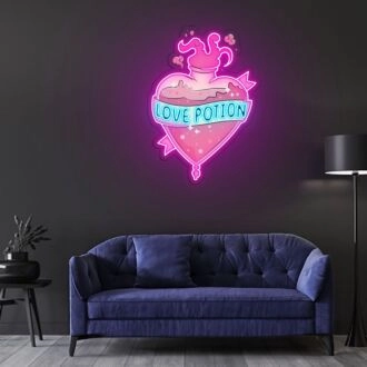Love Potion Neon Sign X Acrylic Artwork