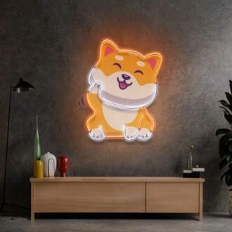 Cute Shiba Led Neon Sign Light Pop Art