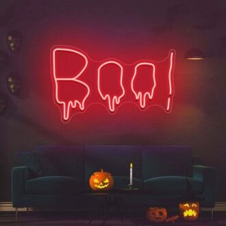 Halloween Gift Boo Neon Sign