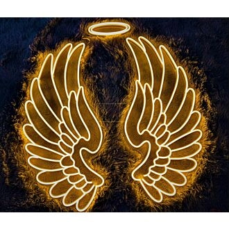 Angel Wings Party Neon Sign