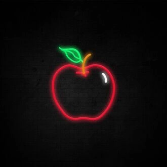 Apple Neon Sign perfect for kitchen or office decor