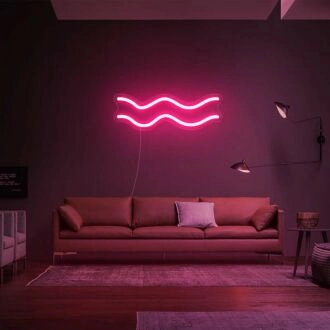 Aquarius Zodiac Neon Sign