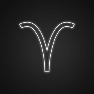 Aries Neon Sign for Horoscope Enthusiasts