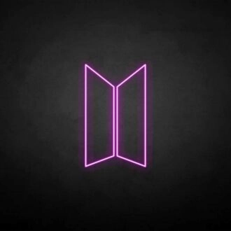 Mirror Gate' neon sign