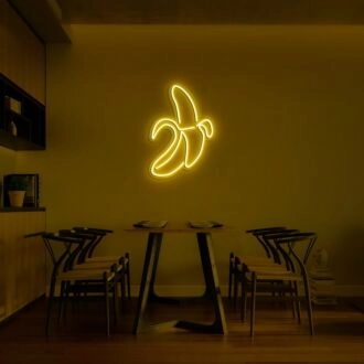 Banana Neon Sign for Fun Decor