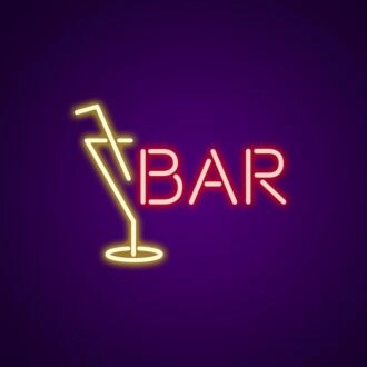 Bar Neon Sign for Bars and Restaurants