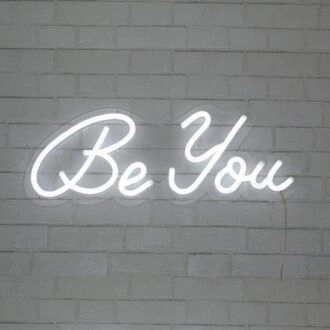 Be You Neon Sign adds a positive message to any room