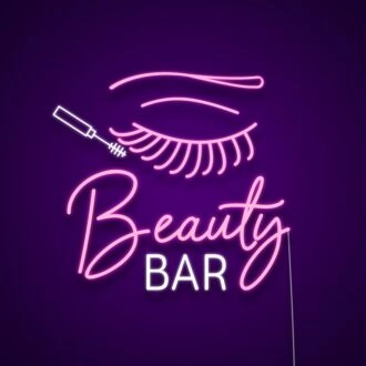 Beauty Bar Neon Sign Attract customers to your beauty bar