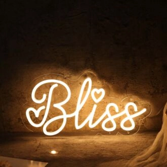 Bliss Yellow Neon Sign