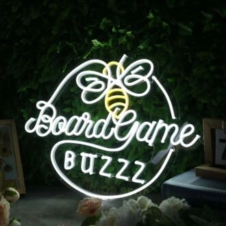 Board Game Buzzz Custom Neon Sign