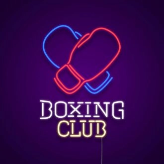 Boxing Club Neon Sign