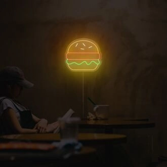 Burger Neon Sign