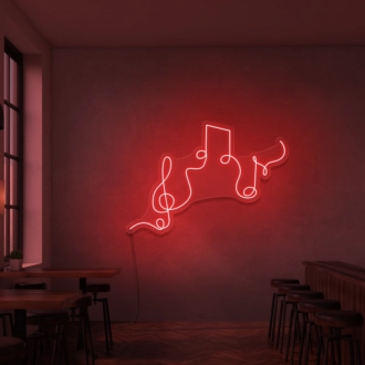 Music Nodes Neon Signs