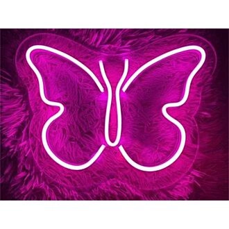 Transform Any Space into a Magical Retreat - Butterfly Custom LED Neon for Home Decor, Weddings, and Bars.