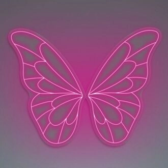 Butterfly Wings V1 Neon Sign for Nature and Whimsical Decor