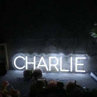 Charlie White Neon Sign