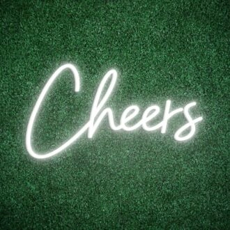 Cheers LED Neon Sign Light for Celebratory and Social Spaces