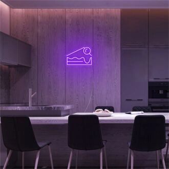 Brighten Your Café or Dessert Corner with the Cheesecake LED Neon Sign – Perfect for Home, Weddings, and Parties.