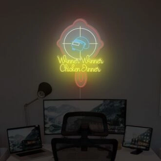 Chicken Dinner Neon Sign