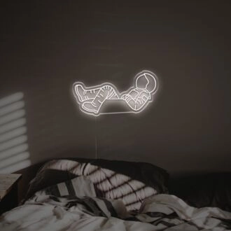 Brighten Your Space: Chilling Astrinaut LED Neon Sign for Home Decor, Office Vibes, and Party Illuminations.