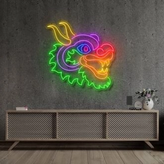 Chinese Festive Dragon Neon Sign for Cultural and Festive Decor