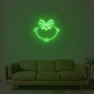 Christmas Grinch Neon Sign for Festive and Fun Spaces