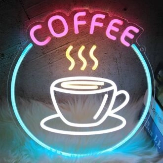 Customize Coffee Shop Sign Neon Light