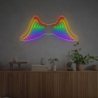 Colorful Wings LED Neon Sign