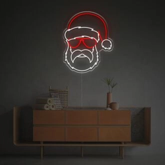 Light Up Your Christmas Festivities and Office Parties with Cool Santa Claus LED Neon Sign.