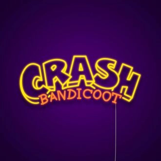 Crash Bandicoot Neon Sign