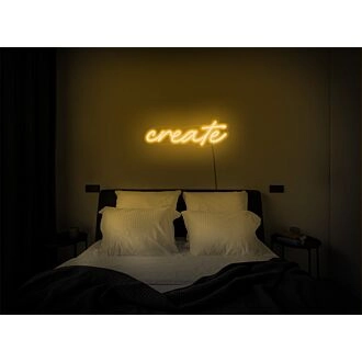 Brighten up Your Bar, Office, and Weddings with the Versatile Create LED Neon Sign.