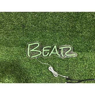 Brighten Up Your Space: Custom Bear LED Neon Sign, Perfect for Home Decor, Weddings, and Bars