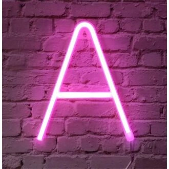 Brighten Your Special Occasions: Customized A LED Neon Light Letter Birthday LED Neon Sign for Weddings, Bars, and Home Decor