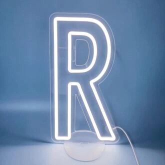 Brighten Up Your Space: Perfect for Weddings, Bars, and Home Decor - Customized LED Neon Light Letter R LED Neon Sign