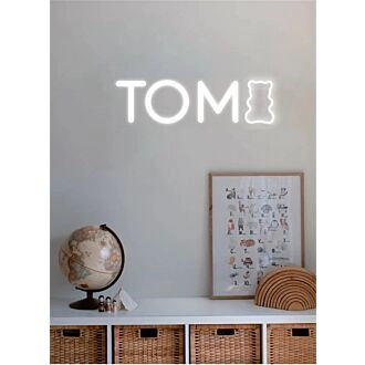 Celebrate in Style with Customized LED Neon Light Name Tom Birthday LED Neon Sign for Bars, Events, and Home Decor.
