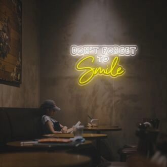 Brighten Up Your Home, Office, or Bar - Dont Forget To Smile LED Neon Sign Brings Warmth and Cheer Wherever You Need It!