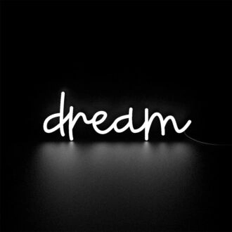 Brighten Your Space: Dream LED Light LED Neon Sign for Home, Office, Stores, Bars, Weddings, and Parties.