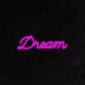 Dream Neon Sign for inspirational bedroom decor