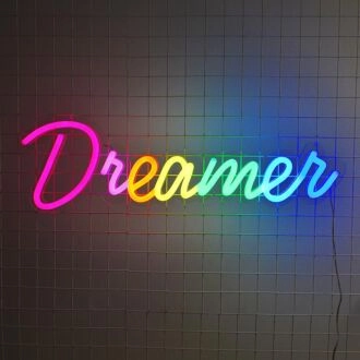 Dreamer Neon Sign adds whimsy to bedroom decor