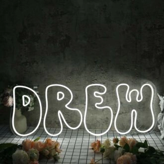 Drew White Custom Neon Sign