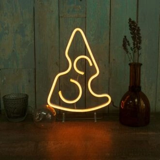 Piece of Cheese Neon Delicious and Whimsical