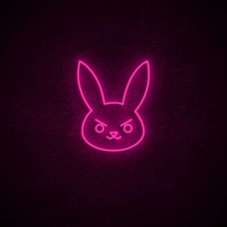 Dva Bunny Neon Sign for Anime and Gaming Fans