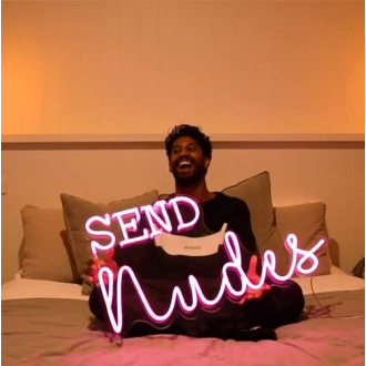 SEND nudes neon sign