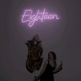 Eighteen LED Neon Sign