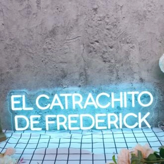 El Catrachito De Frederick Blue Neon Sign