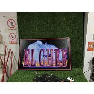 Brighten Up Your Space: Elchef Custom UV LED Neon Sign for Home Decor, Office, Bars, and Memorable Weddings