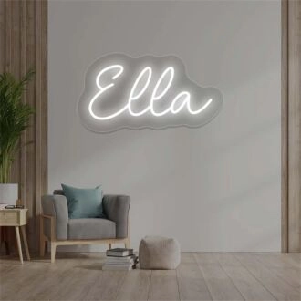 Brighten up your wedding and bar ambiance with the Ella Name LED Neon Sign.