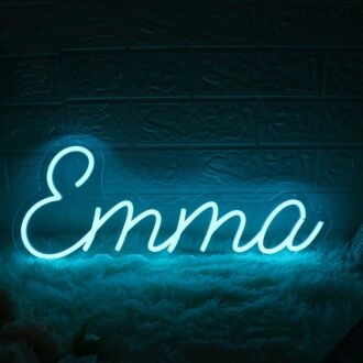 Emma Blue Custom Neon Sign