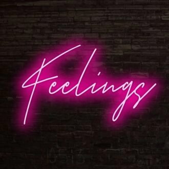 Feelings Neon Sign perfect for emotional and artistic decor