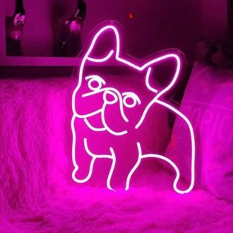 French Bulldog Animal Neon Sign for Pet Lovers